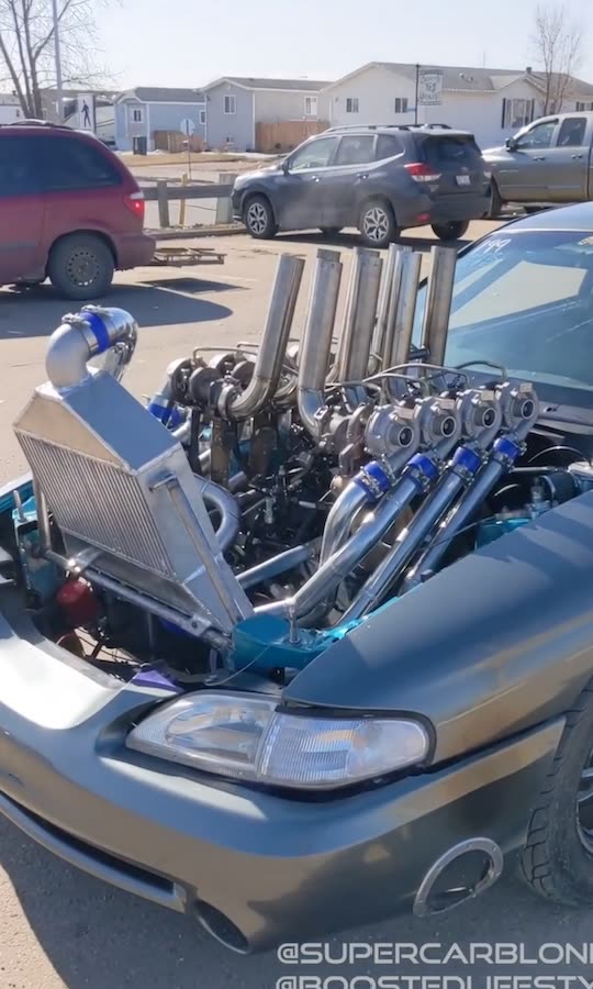 This Guy Turned his Mustang into an 8-Turbo Beast! 🤯