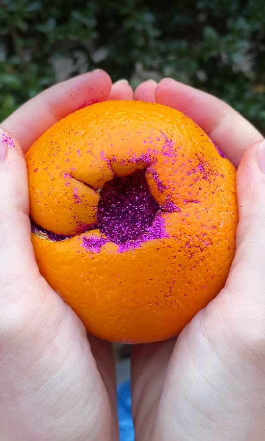What's inside of this orange?