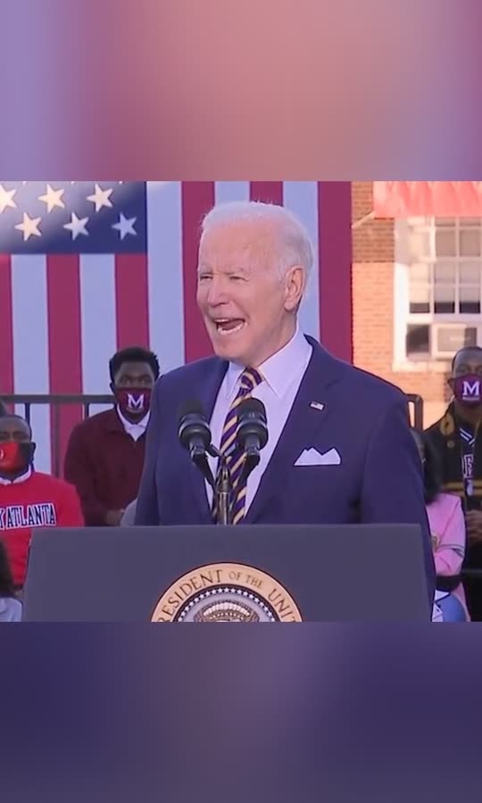 Joe Biden goes viral with best speech of his presidency