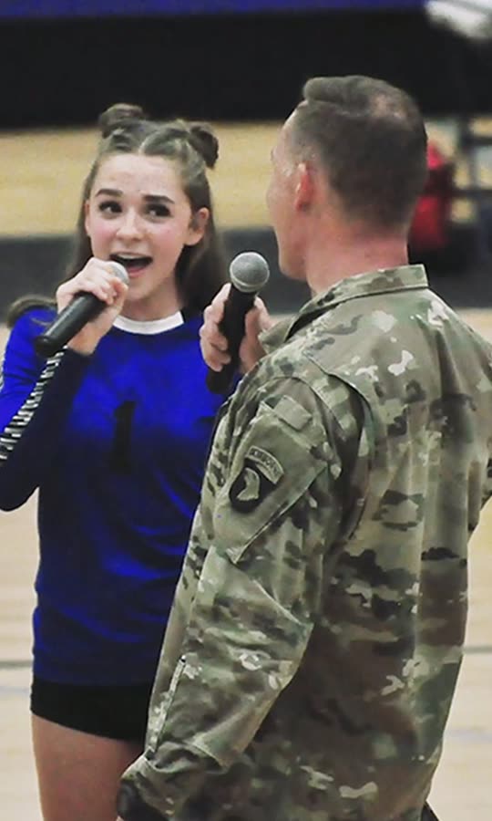 Father and daughter's duet is a showstopper