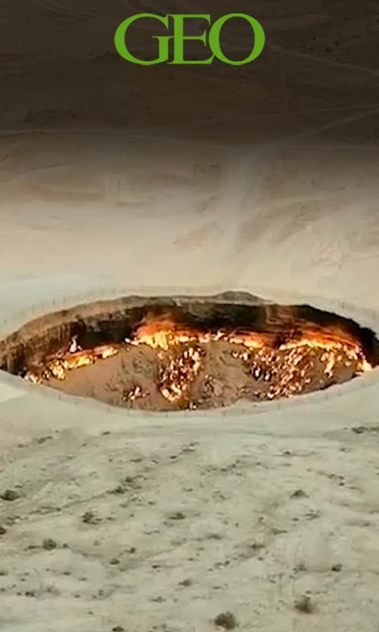 Pourquoi ce cratère au Turkménistan ne cesse de brûler ?
