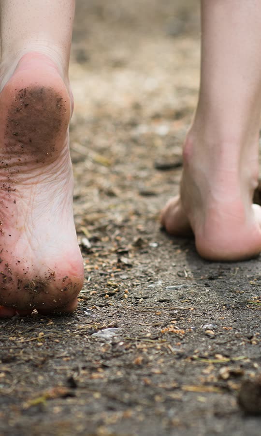 A parasite that can infect you through bare feet?