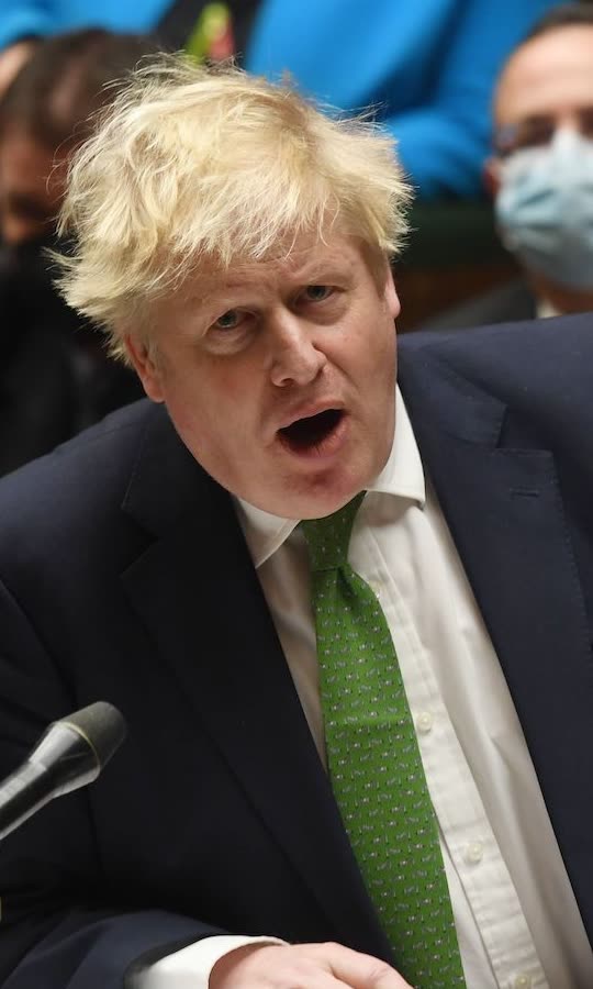 Boris told: 'In the name of God, go'