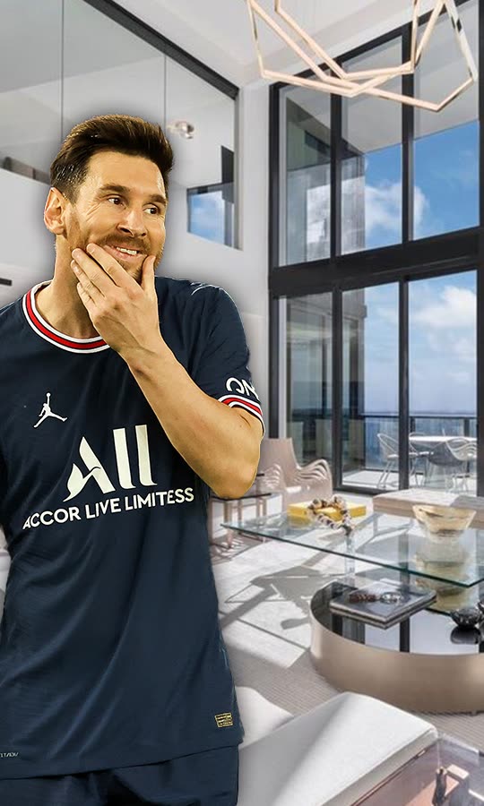 L'appartement de fou à 7M€ mis en vente par Messi